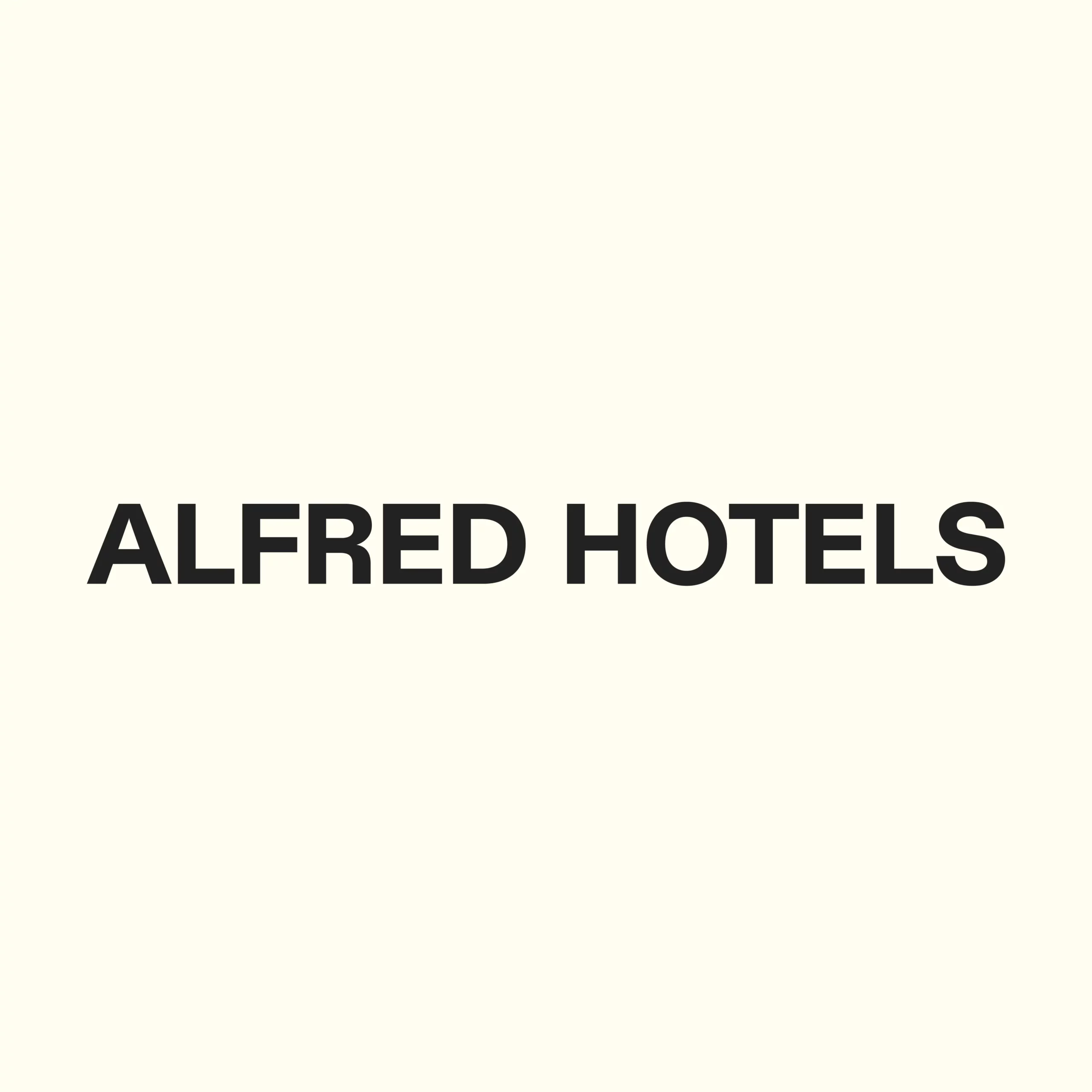 LOGO ALFRED HOTELS 2025